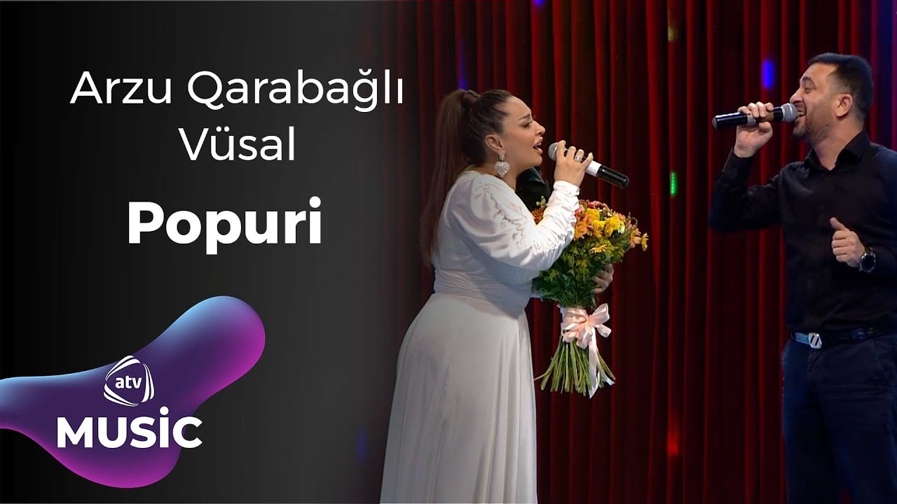 Arzu Qarabağlı həyat yoldaşı ilə möhtəşəm popuri ifa etdi / El canlı Mp3 Yüklə