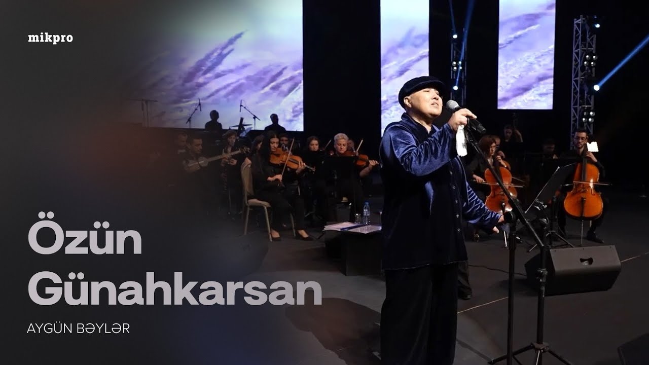 Aygün Bəylər — Özün Günahkarsan | Canlı İfa Mp3 Yüklə